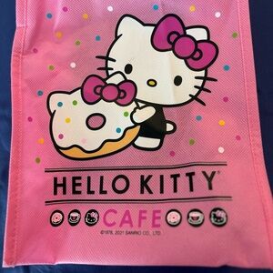 Hello Kitty Pink Tote Bag with Donut Design